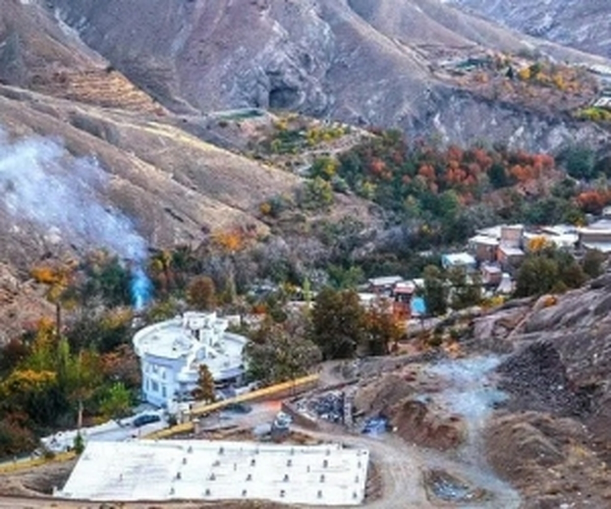 روستای واریش تهران کرج با آدمک های سنگی معروف
