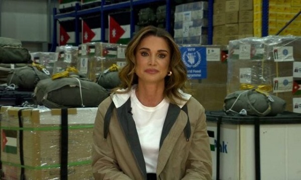 ملکه اردن رژیم صهیونیستی را عامل قحطی غزه معرفی کرد