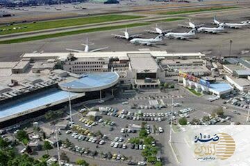 دو تصویر هوایی متفاوت از فرودگاه مهر آباد تهران / 1334 و 13402