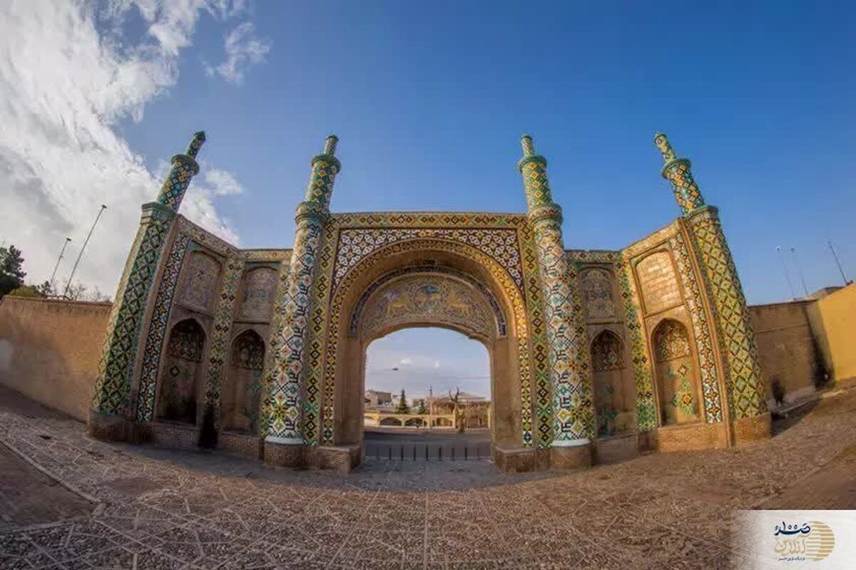 دروازه‌ درب کوشک قزوین یکی از دروازه‌های مهم و تاریخی جهان + عکس