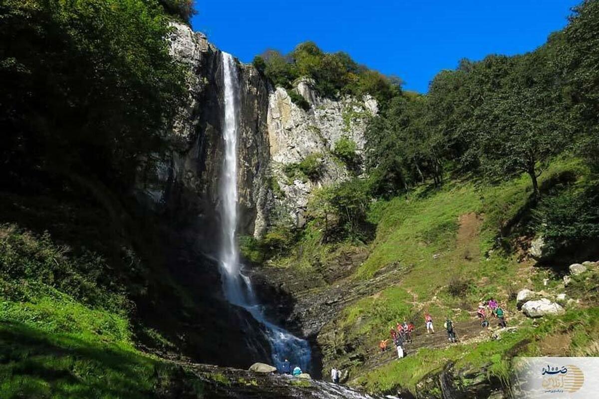 آبشار لاتون بلندترین آبشار ایران در گیلان + ویدئو