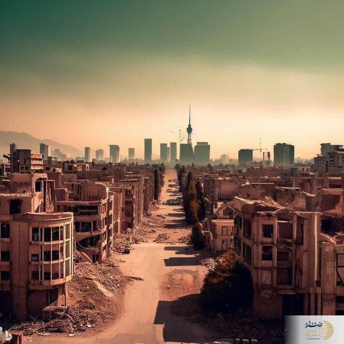 روایت ترسناک هوش مصنوعی از تهرانِ ۵۰ سال آینده +تصاویر