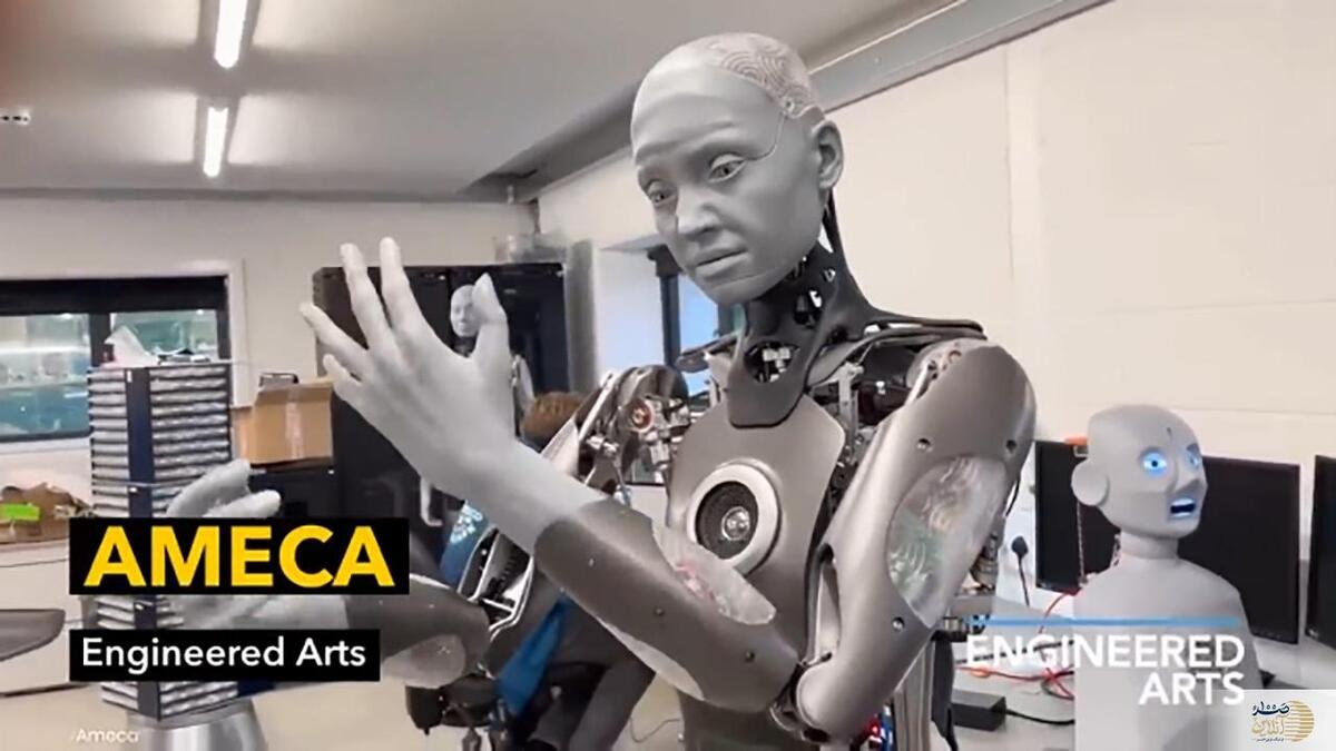 حضور ۹ ربات انسان نما در کنفرانس هوش مصنوعی ۲۰۲۳ + فیلم