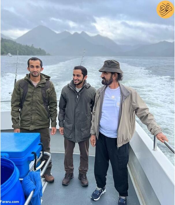 تصاویر خوشگذرانی حاکم دبی در اسکاتلند