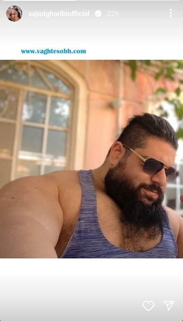 عکس جدید و خبرسازی که سجاد غریبی از خودش منتشر کرد