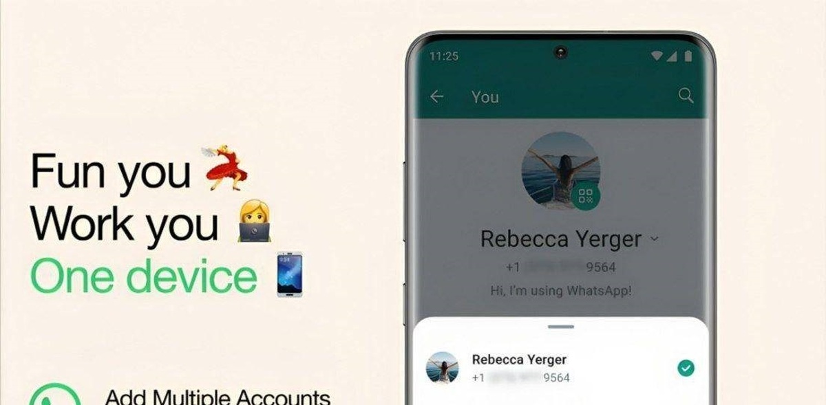 اضافه شدن قابلیت استفاده هم‌زمان از چند اکانت به Whatsapp