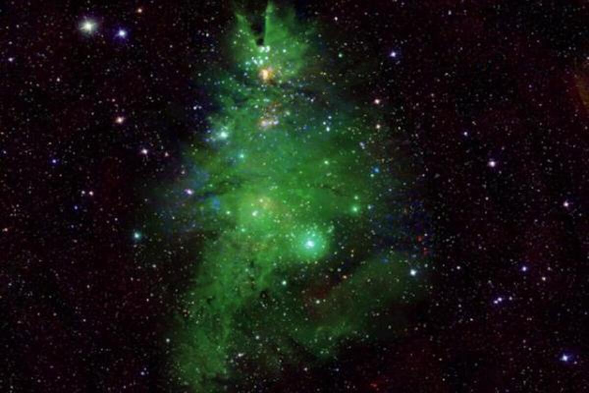 خوشه ستاره‌ای در کهکشان +عکس