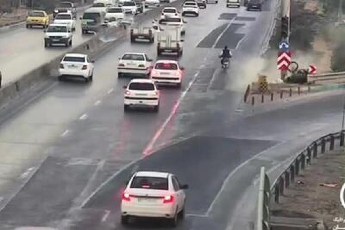 لحظه‌ای دلخراش از یک تصادف وحشتناک که پر بازدید شد!