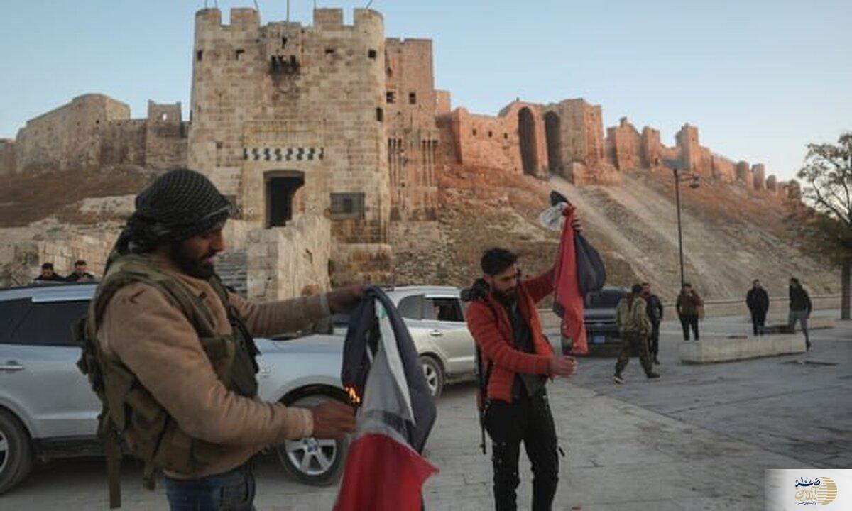 ویدیو/ انهدام پهپاد تروریست ها توسط عشایر بقاع/  لاشه پهپاد شاهین تحریر الشام در دست عشایر بقاع