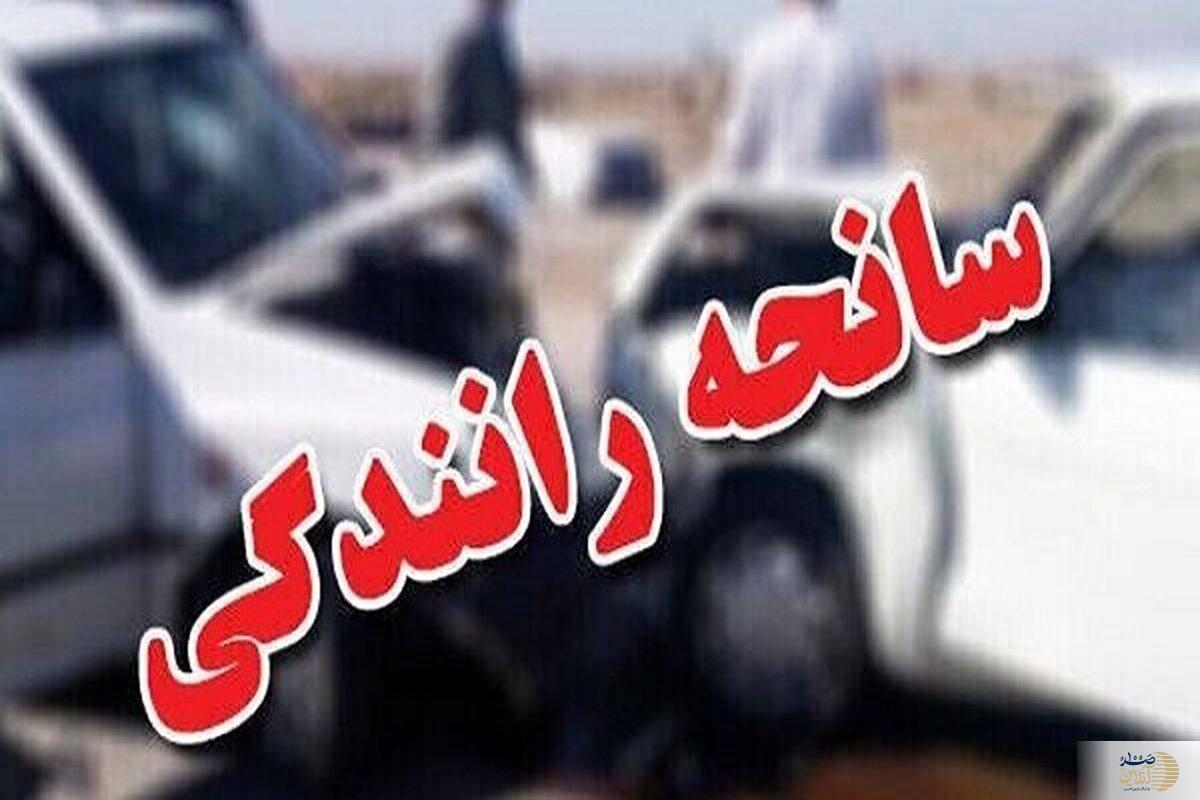 خواب آلودگی راننده تیبا بلای جان دو نفر شد