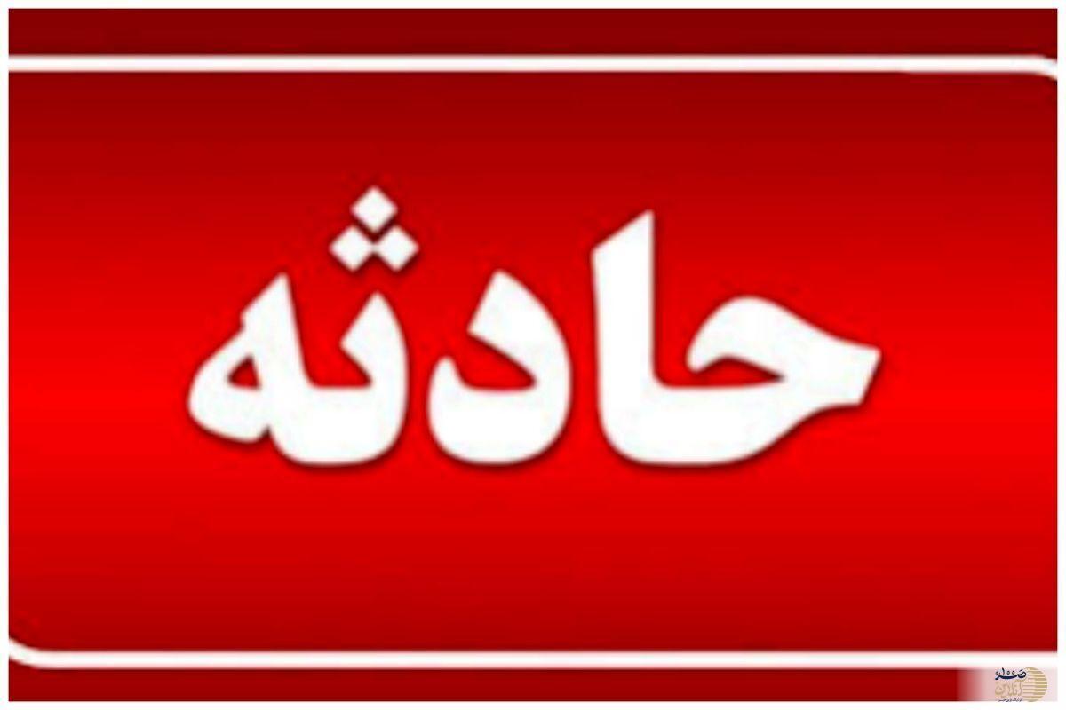 کامیون عراقی در مرز پرویزخان دچار آتش‌سوزی شد