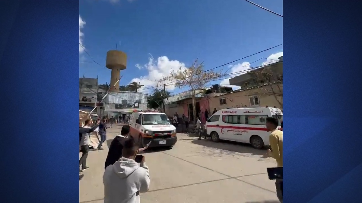 ویدیو / حمله هوایی اسرائیل به شهر رفح