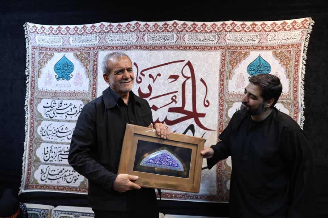 هدیه ویژهی مجید بنی فاطمه به رییس جمهوری منتخب