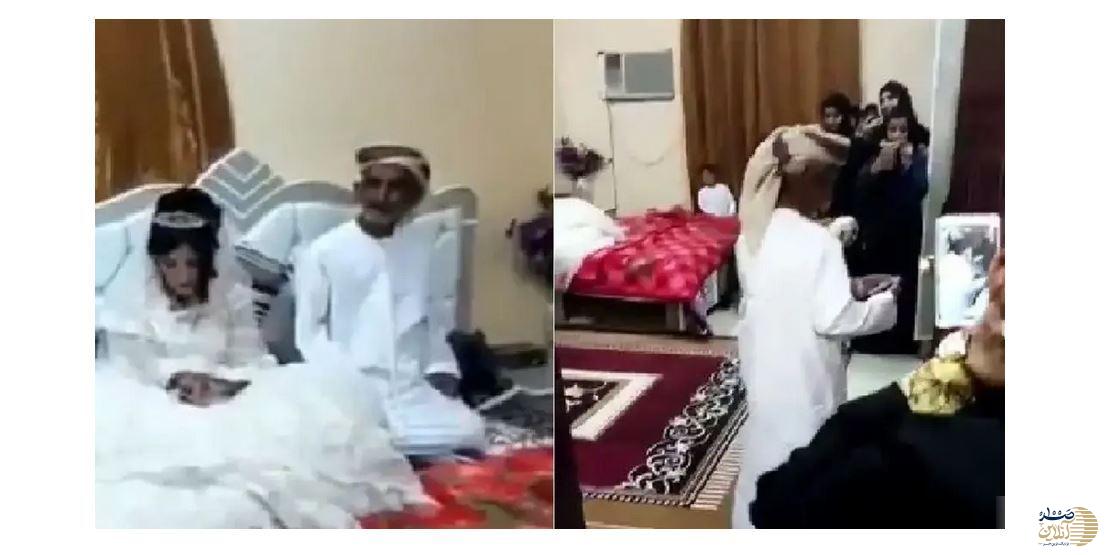 ازدواج دختر 12 ساله با پیرمرد 80 ساله + عکس پیر ذوق مرگ
