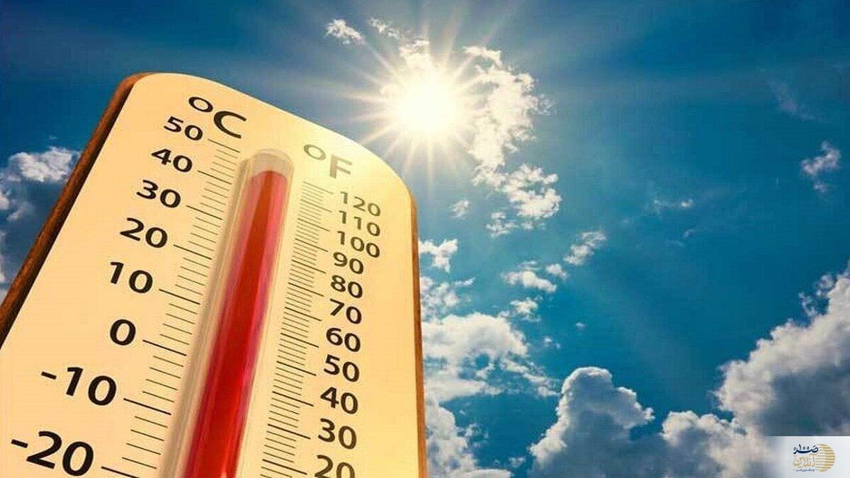 کاهش نسبی دما در نوار شمالی