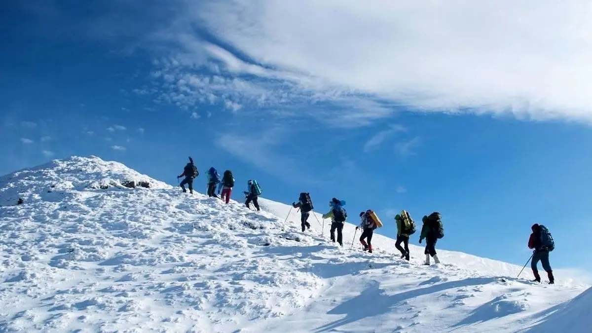 کوهنوردان گرفتار در کولاک در این شهرستان