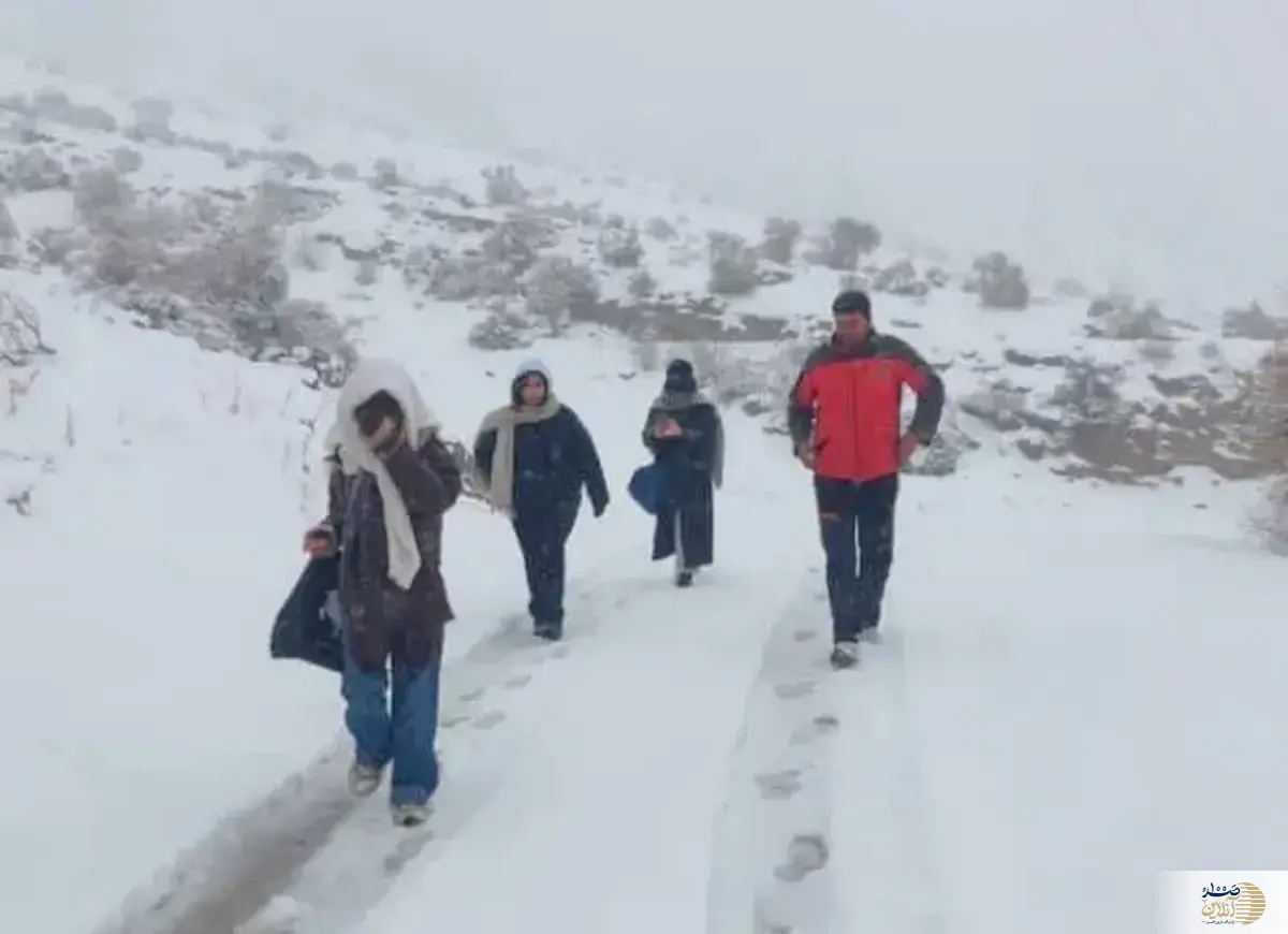 نجات پنج فرد گرفتار شده در ارتفاعات مرزی