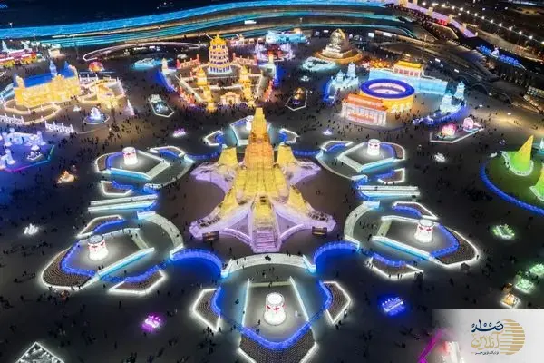 ببینید/ازدواج زوج‌های چینی در سرمای یخبندان هاربین