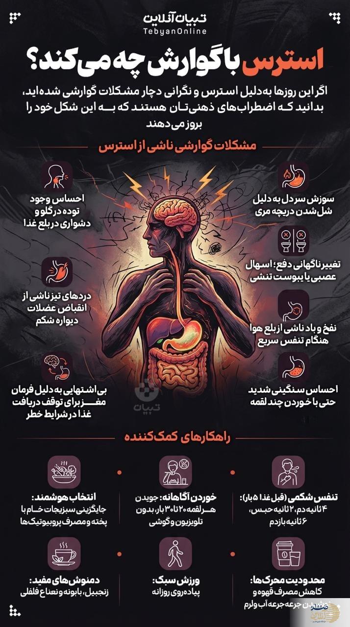 استرس چه بلایی سر گوارش شما می آورد؟