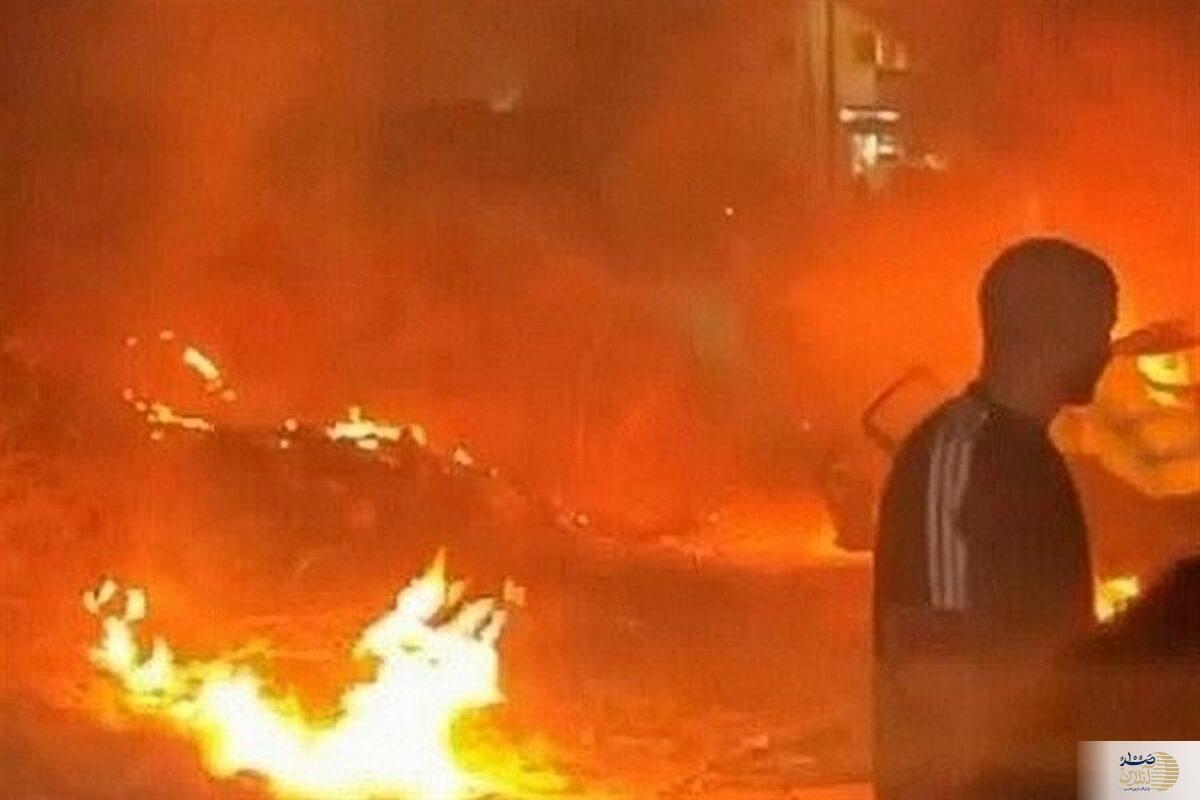 ویدیو  انفجار در پالایشگاه نفتی در کشور همسایه