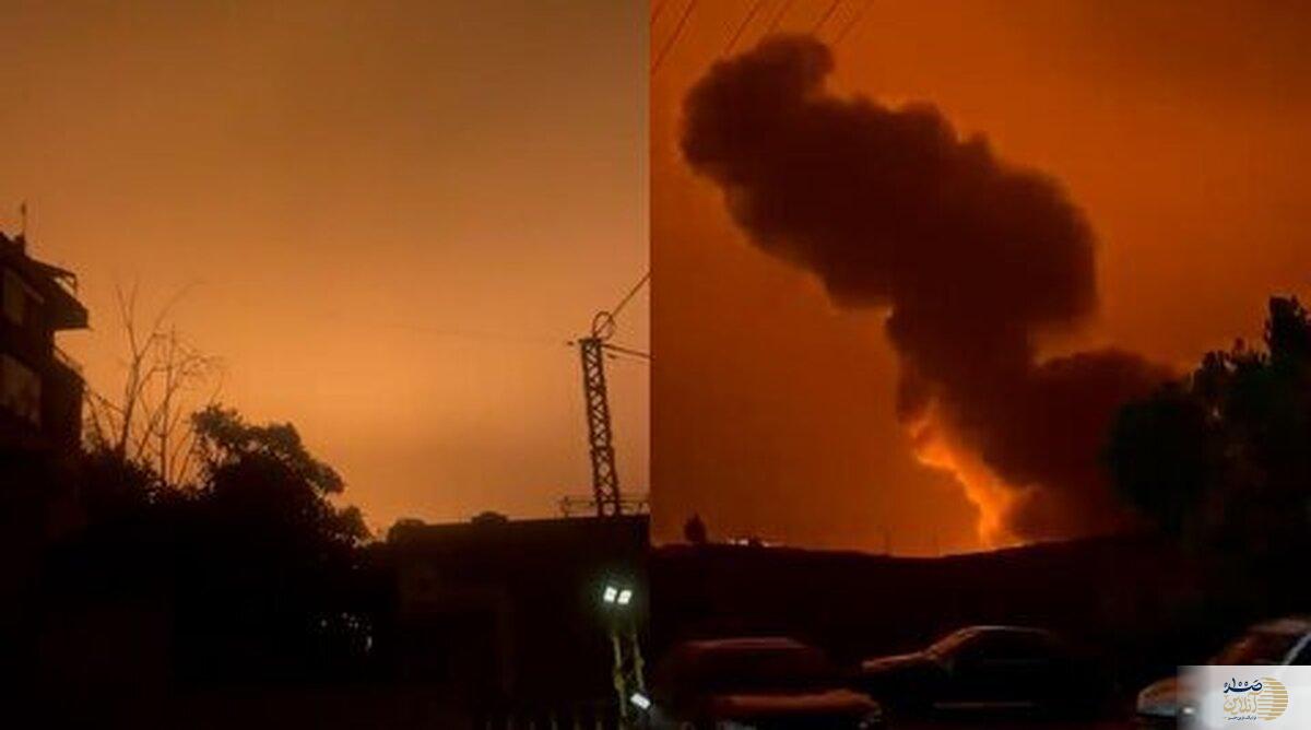 ویدیو  حملات سنگین اسرائیل به مقرهای حزب الله لبنان را ببینید