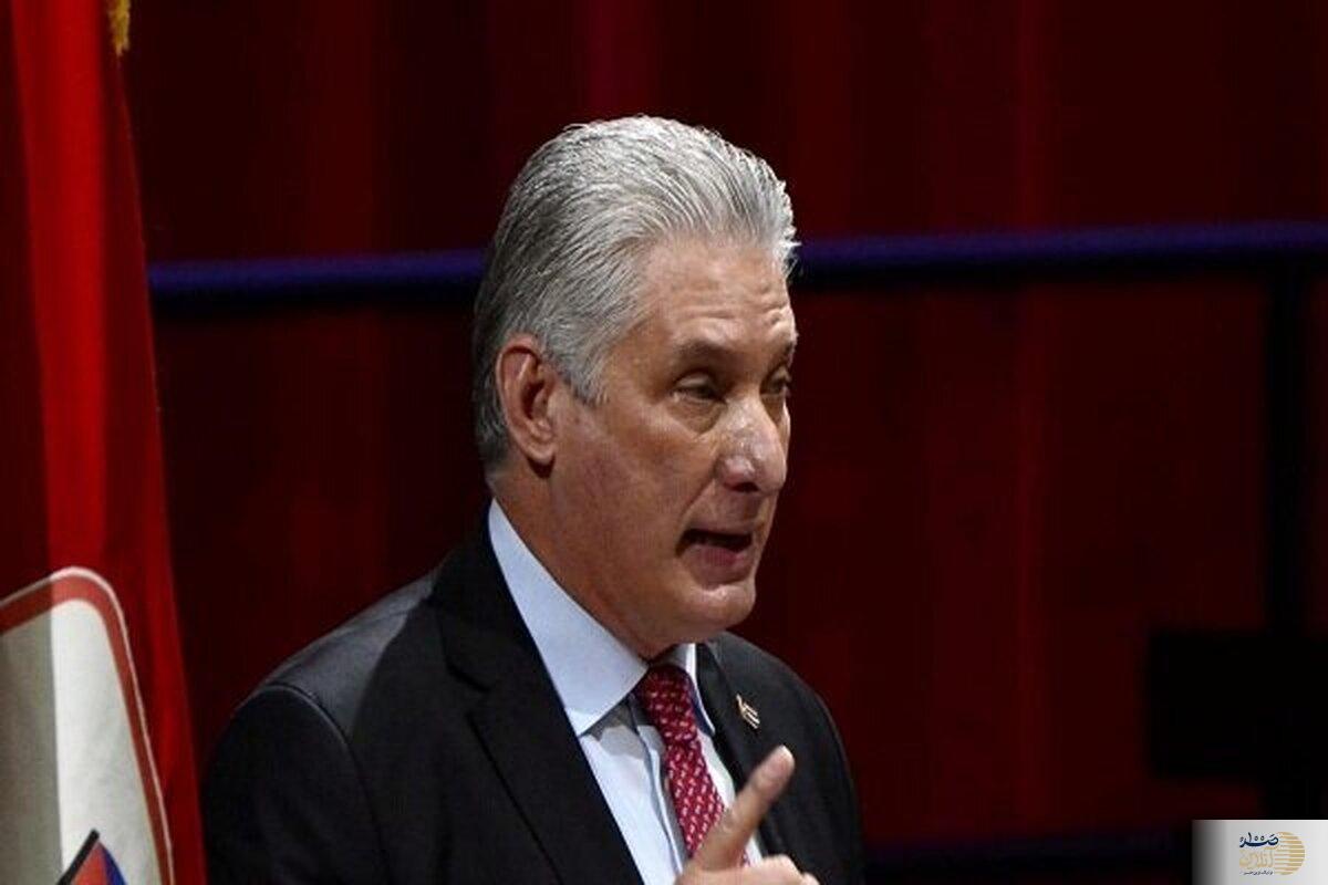 رئیس جمهور کوبا روبروی ترامپ