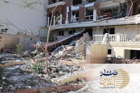 تصاویر/ فوت اعضای یک خانواده در انفجار گاز در اهواز 