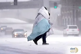 ببینید/ تصاویری از یخ زدن پاستا در سرمای مینه‌سوتا