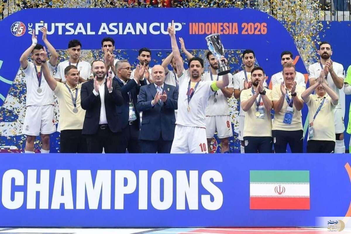 تبریک شیخ سلمان بابت قهرمانی تیم ملی فوتسال ایران در آسیا
