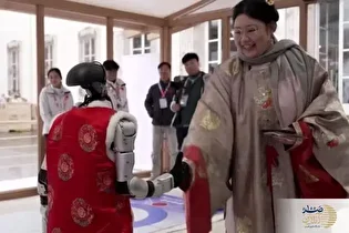 ببینید/ نمایش دیدنی ربات رقصنده در چین