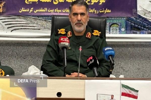 جانشین سپاه کردستان؛ مدل موفق «امنیت مردمی» در کردستان محقق شده است