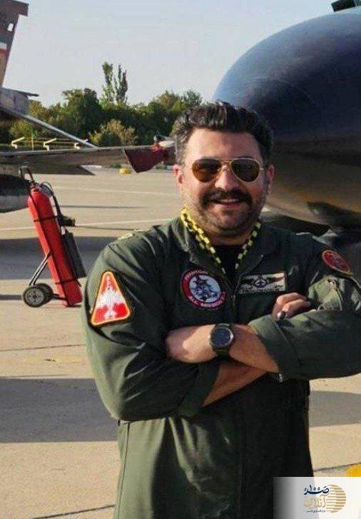 شهادت سرتیپ دوم خلبان مهدی فیروزمند در سانحه سقوط جنگنده اف‌۴ در همدان + عکس