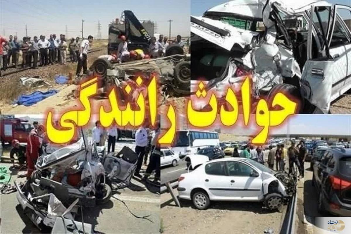 تصادف مرگبار اول صبحی پراید و کامیون در تهران