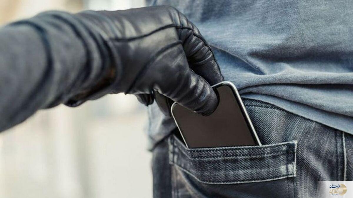 ویدیو/ موبایل قاپ بدشانس که با تیر چراغ برق برخورد کرد