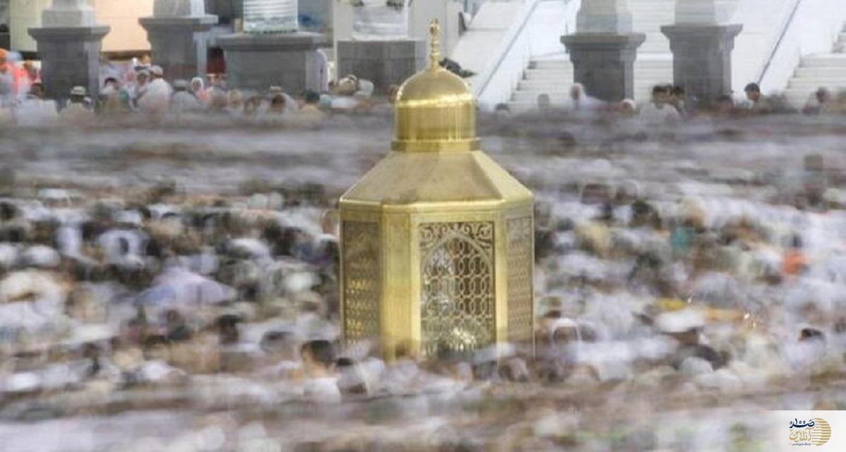 سنگی بهشتی با جای پای پیامبر توحید/ پیام نهفته در نماز پشت مقام ابراهیم + عکس