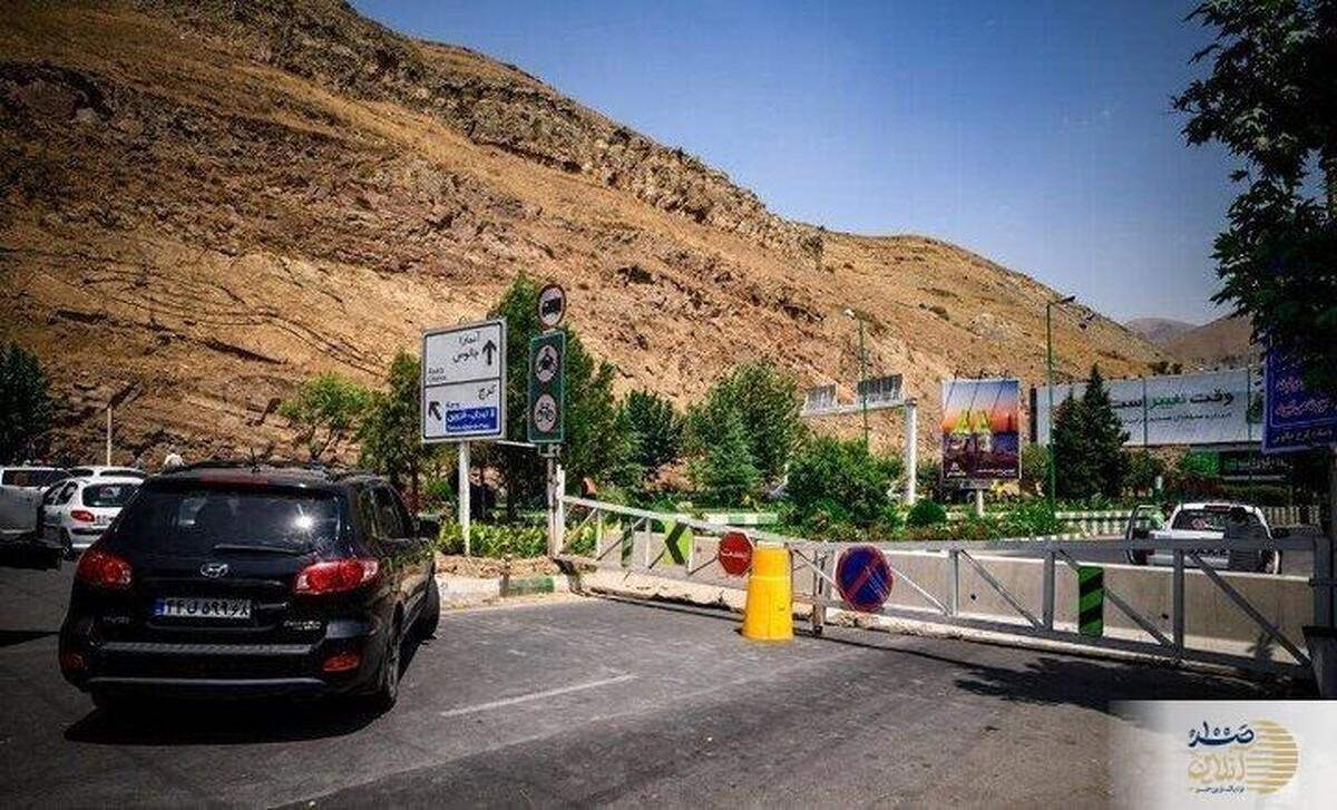 ممنوعیت تردد شمال به جنوب در محور چالوس تا اطلاع ثانوی