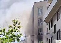 یک ریزپرنده یک آپارتمان مسکونی در محله گیشا تهران را مورد هدف قرار داد