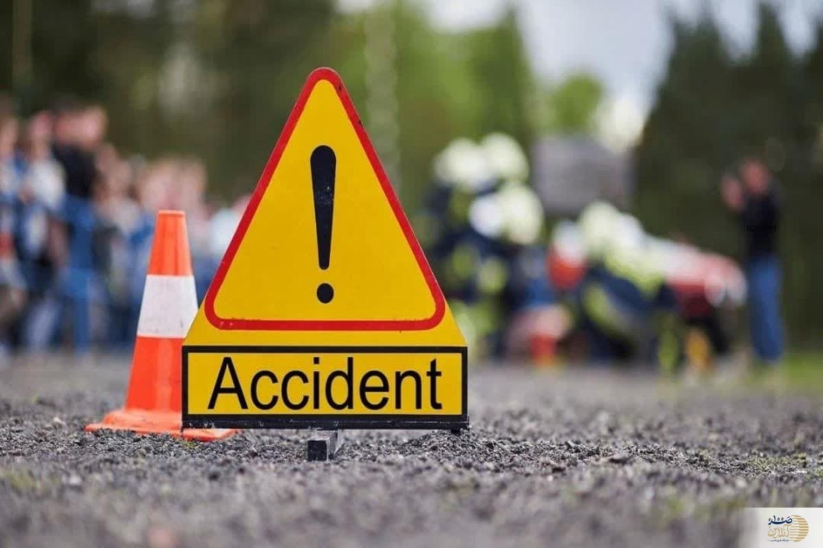 لیفان به حیوان وسط جاده نزد ولی واژگون شد و فوتی داد
