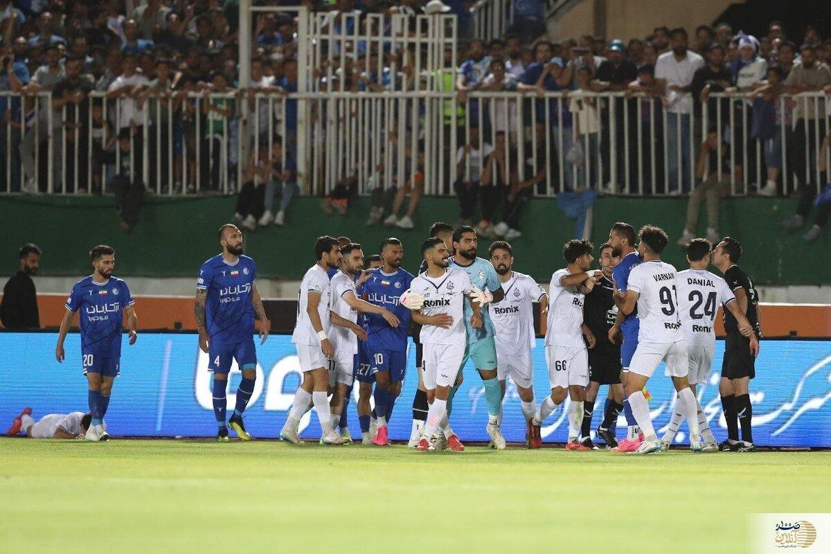 گل اول استقلال در نیمه دوم وقت اضافه