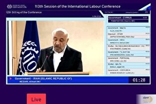 ​میدری در مجمع عمومی یکصد و سیزدهمین نشست کنفرانس بین‌المللی کار: صلح پایدار تنها بر پایه عدالت اجتماعی شکل می گیرد
