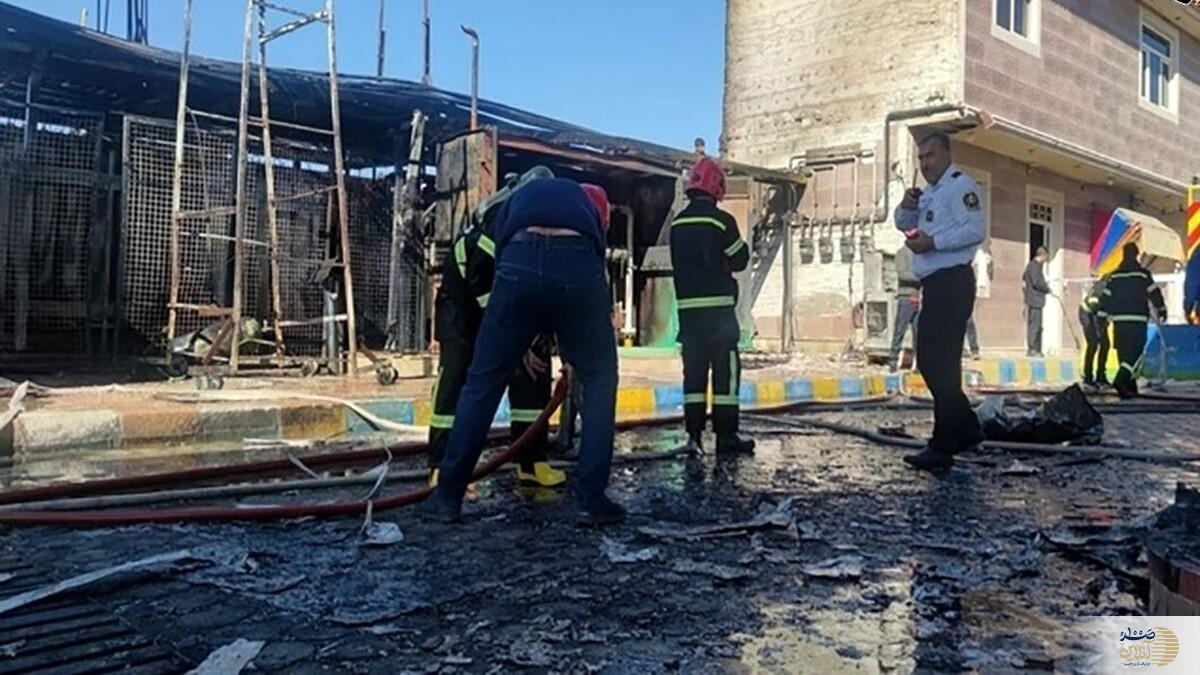 انفجار وحشتناک سیلندر گاز سه نفر را مصدوم بر جای گذاشت