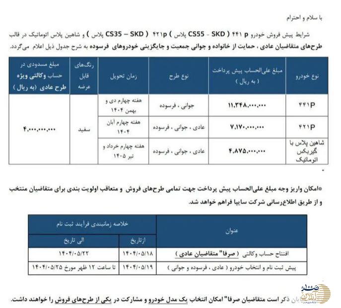حراج بزرگ سایپا از ۱۹ مردادماه/ از ثبت نام جا نمانید