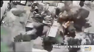 ببینید| تصاویر هوایی از حمله اسرائیل به مدارس