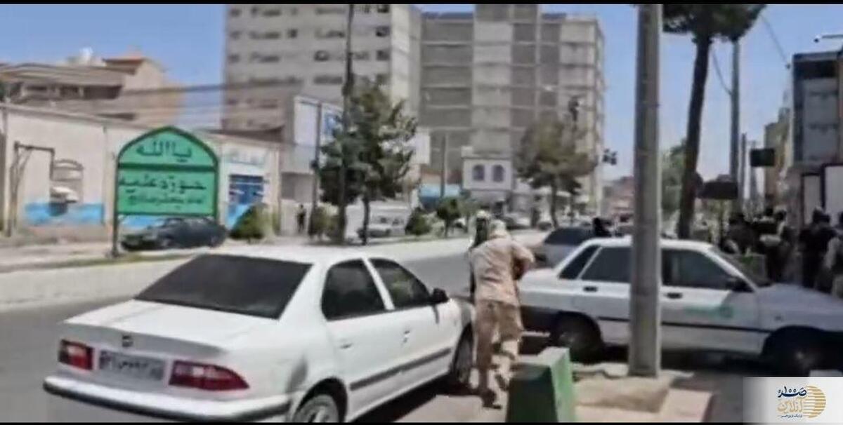انتشار تصاویر دیده‌نشده از آغاز درگیری تروریست‌ها در دادگستری زاهدان + فیلم
