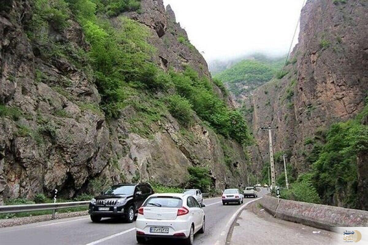 ترافیک پرحجم و روان در جاده‌های شمال  مسافران بخوانند
