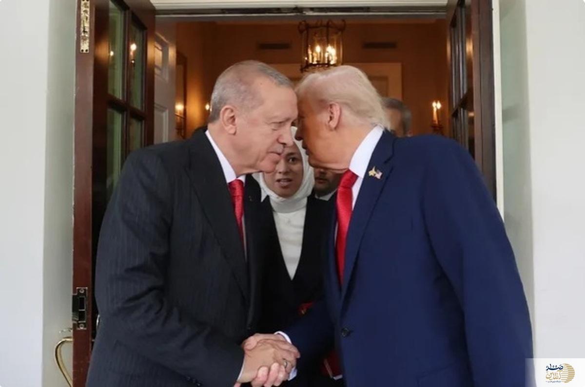 دست دوستی ترامپ با اردوغان در کاخ سفید