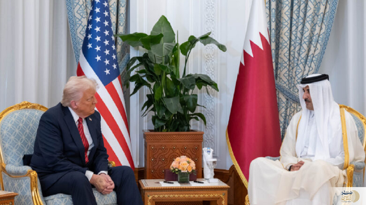 ترامپ و امیر قطر پیش از دیدارش با نتانیاهو دیدار کردند