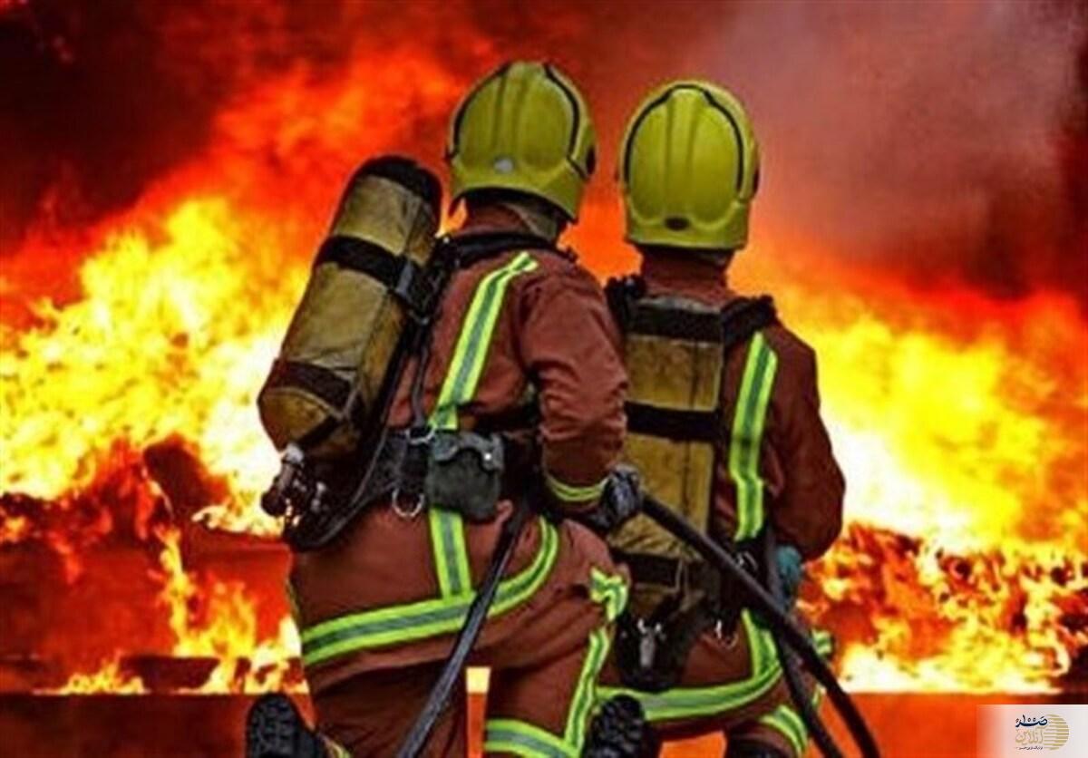 آتش‌سوزی در ساختمان نیمه ساز در سردار جنگل جان کارگر افغان را گرفت