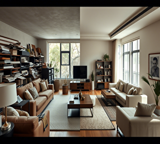 ۵ اشتباه رایج در چیدمان مبل راحتی در پذیرایی‌های مستطیلی