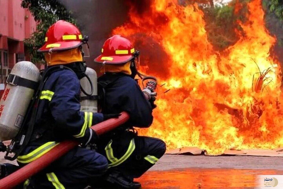 انفجار یک ساختمان دو طبقه در شیراز